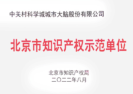 北京市知识产权示范单位